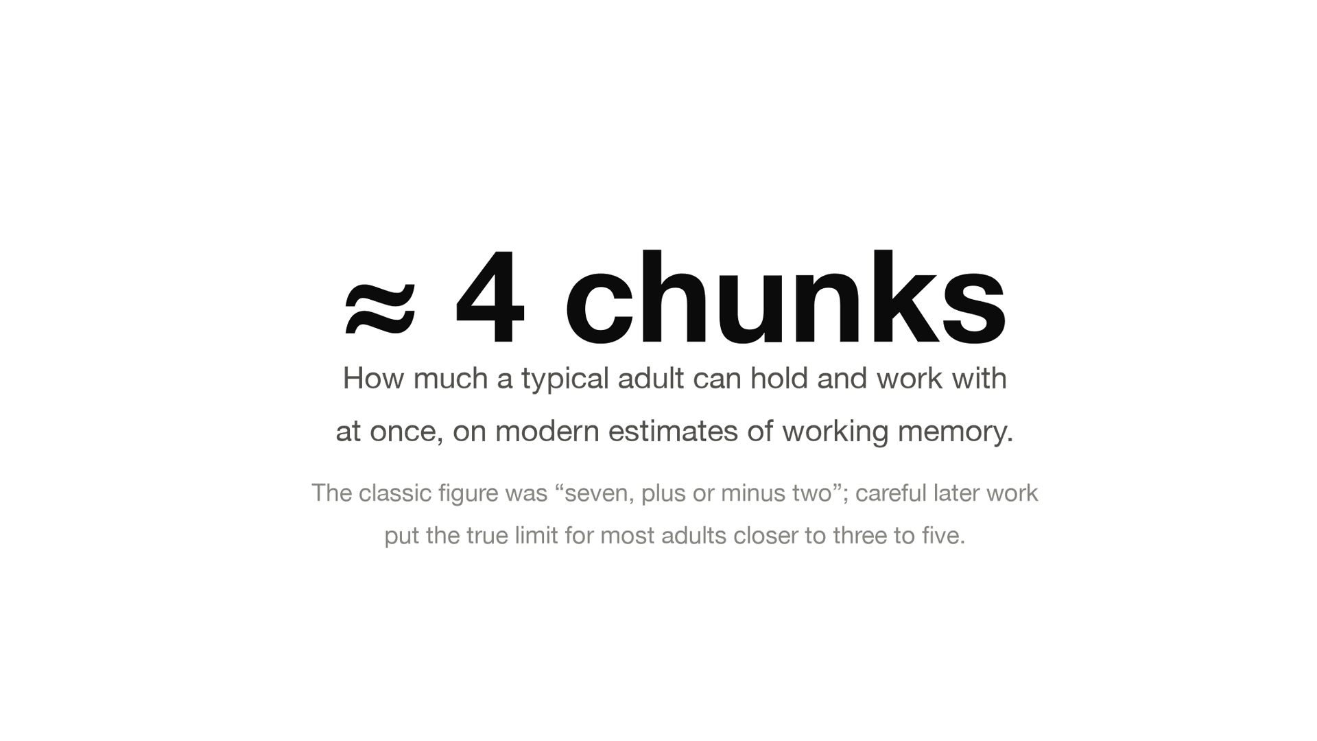 What Is Working Memory?